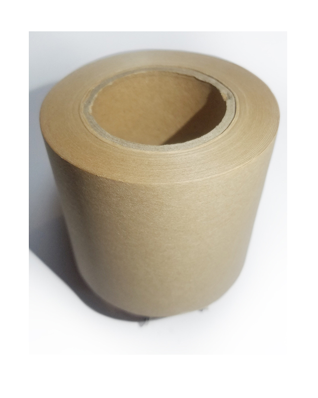 Wet water activated kraft paper tape